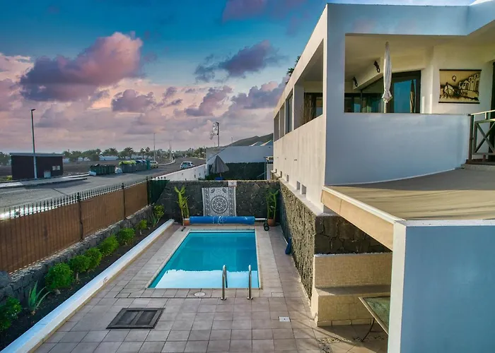 بيت للعطل Casa Efesto - Private Pool, Air-con And Bbq By Lanzarote *